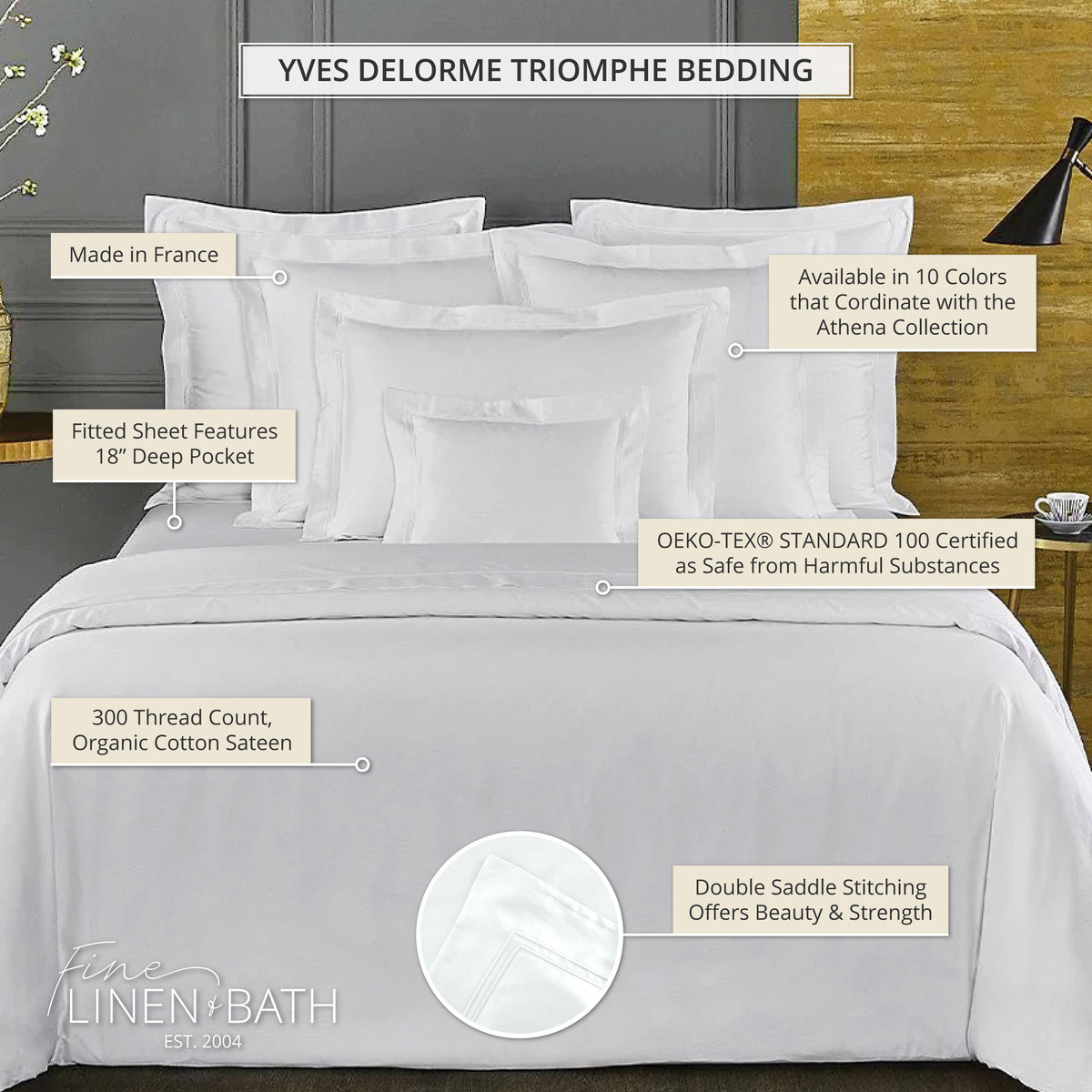 Douceur D'Intérieur Goyave Beddengoed 4 Persoons 300x240cm - 57 Draden Katoen Meerkleurig