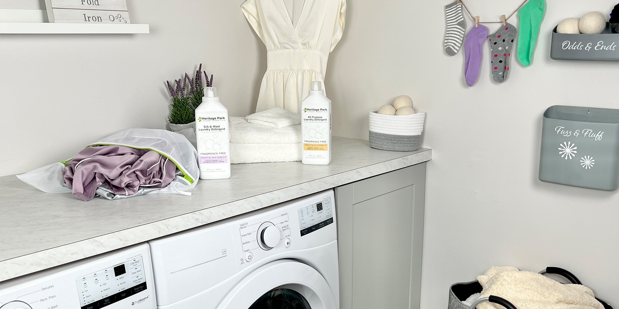 Fine Linens Laundry Care - Detergent and Accesories for preserving and laundering your Luxury Fabrics