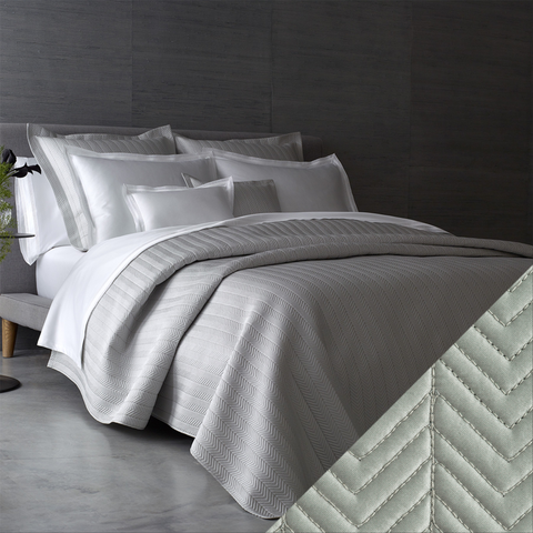 Matouk Netto Bedding - Celadon featured image