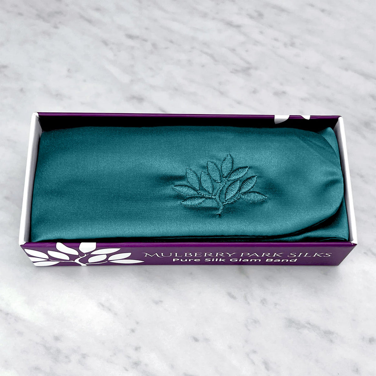 Mulberry Park Silks Silk Glam Band - Teal