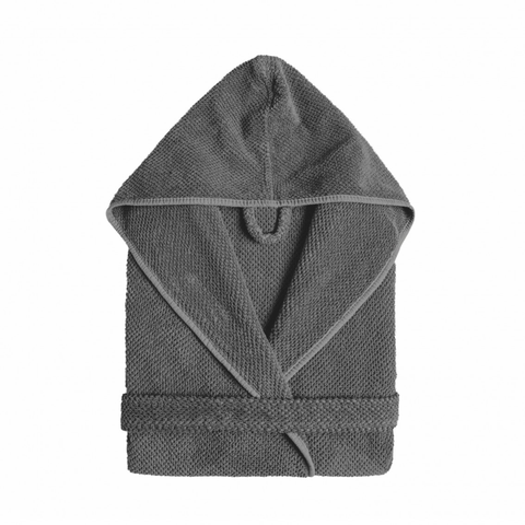 Graccioza Bee Waffle Hooded Robe - Storm featured image