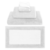 Graccioza Bicolore Bath Towels and Rugs - Cloud/White featured image