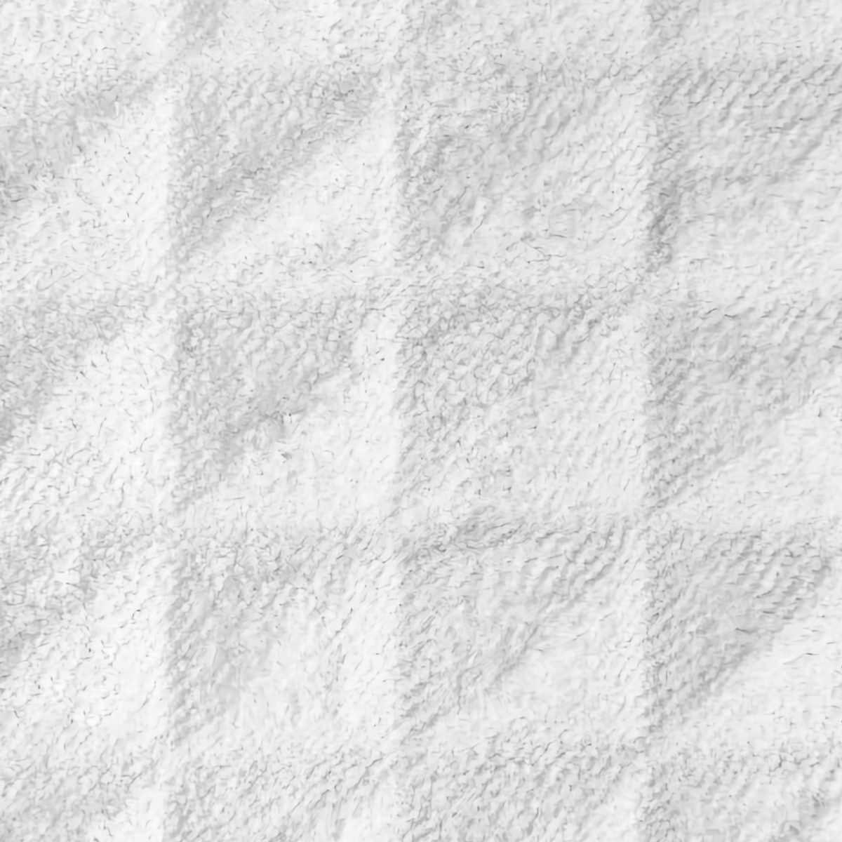 Fabric Closeup of White Graccioza Diamonds Bath Rug