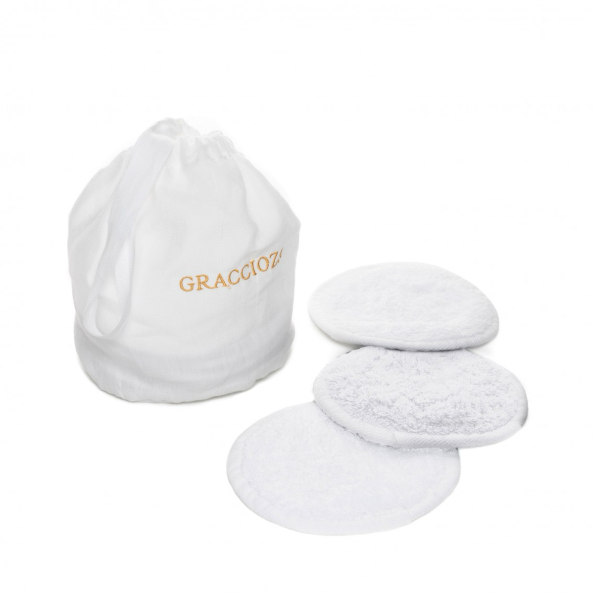 Graccioza Egoist Make Up Remover in White with Gift Bag