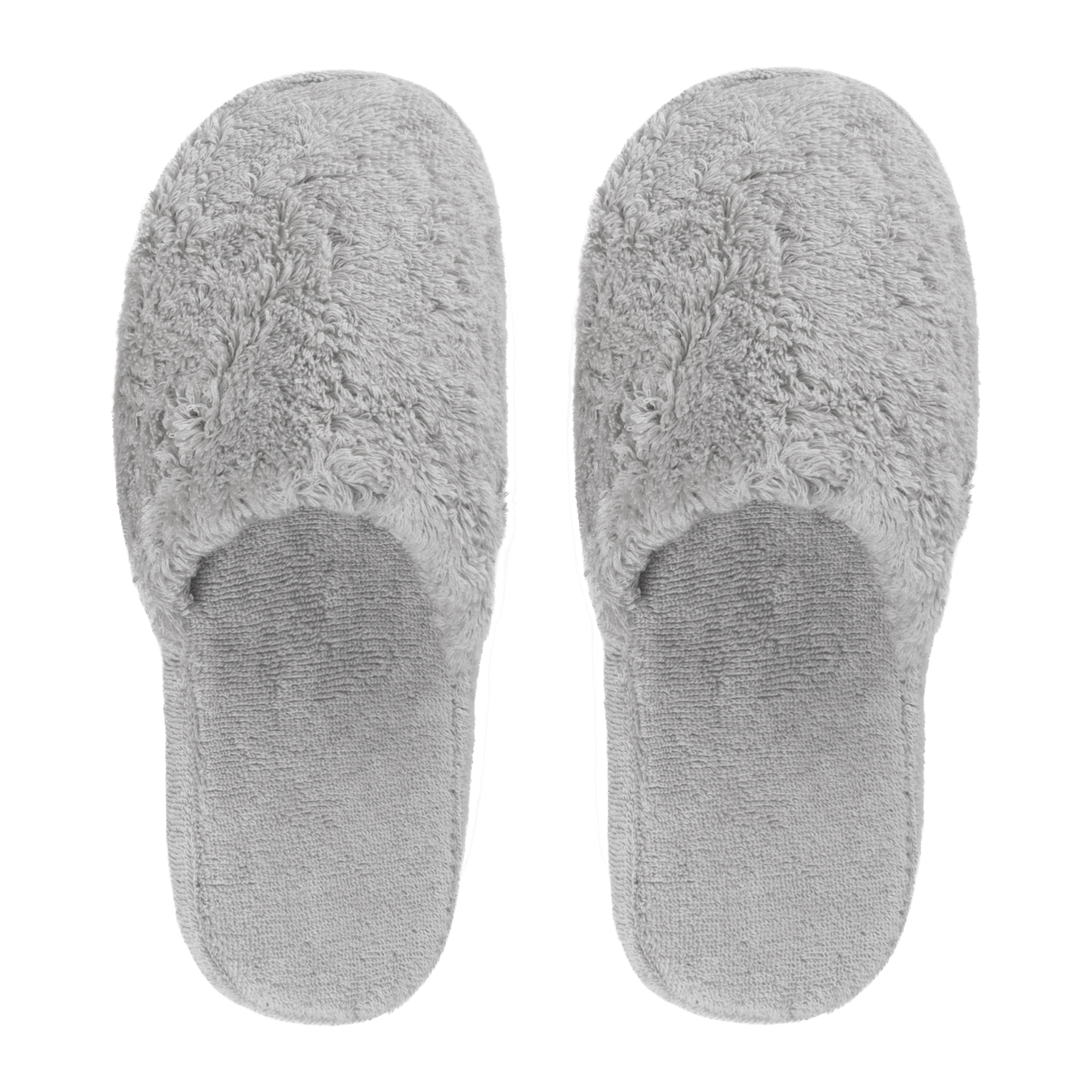 Pair of Graccioza Egoist Slippers in Silver Color