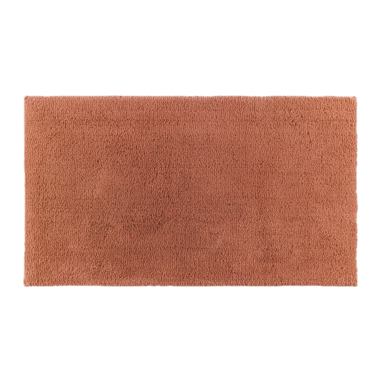 Graccioza Cool Bath Rugs Terracota Against a White Background