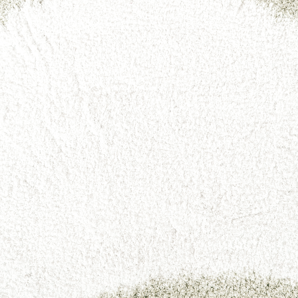 Closeup of Graccioza Maiko Bath Rugs in Sage and White colors