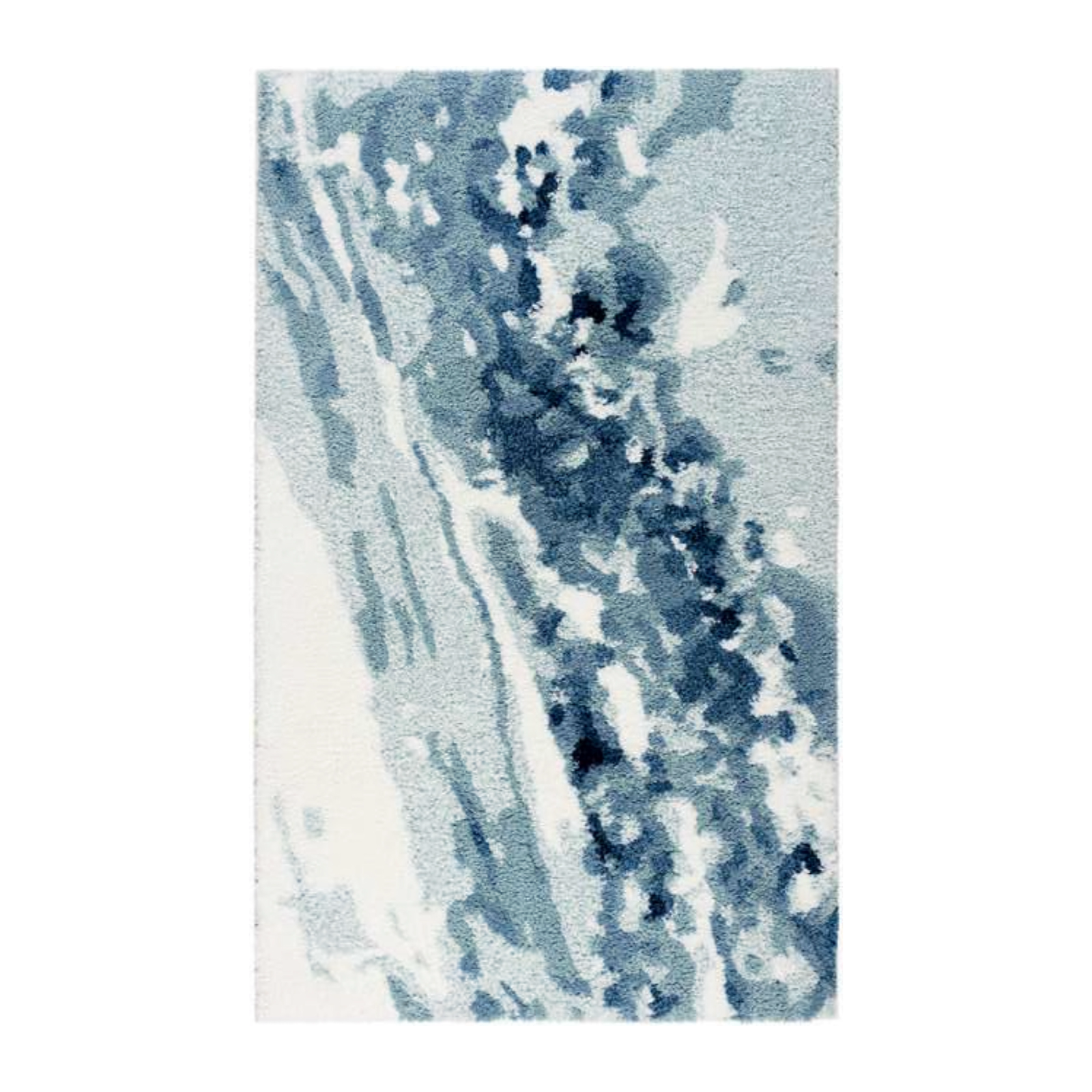 Graccioza Nevada Bath Rug in Blue