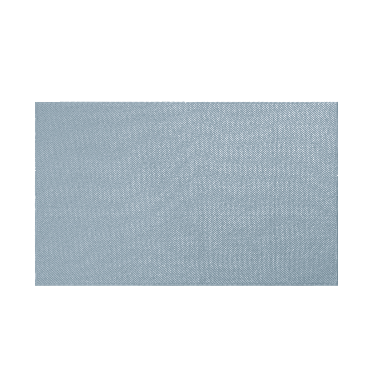 Gracious Pearls Bath Mat in French Blue color laid flat against a white background