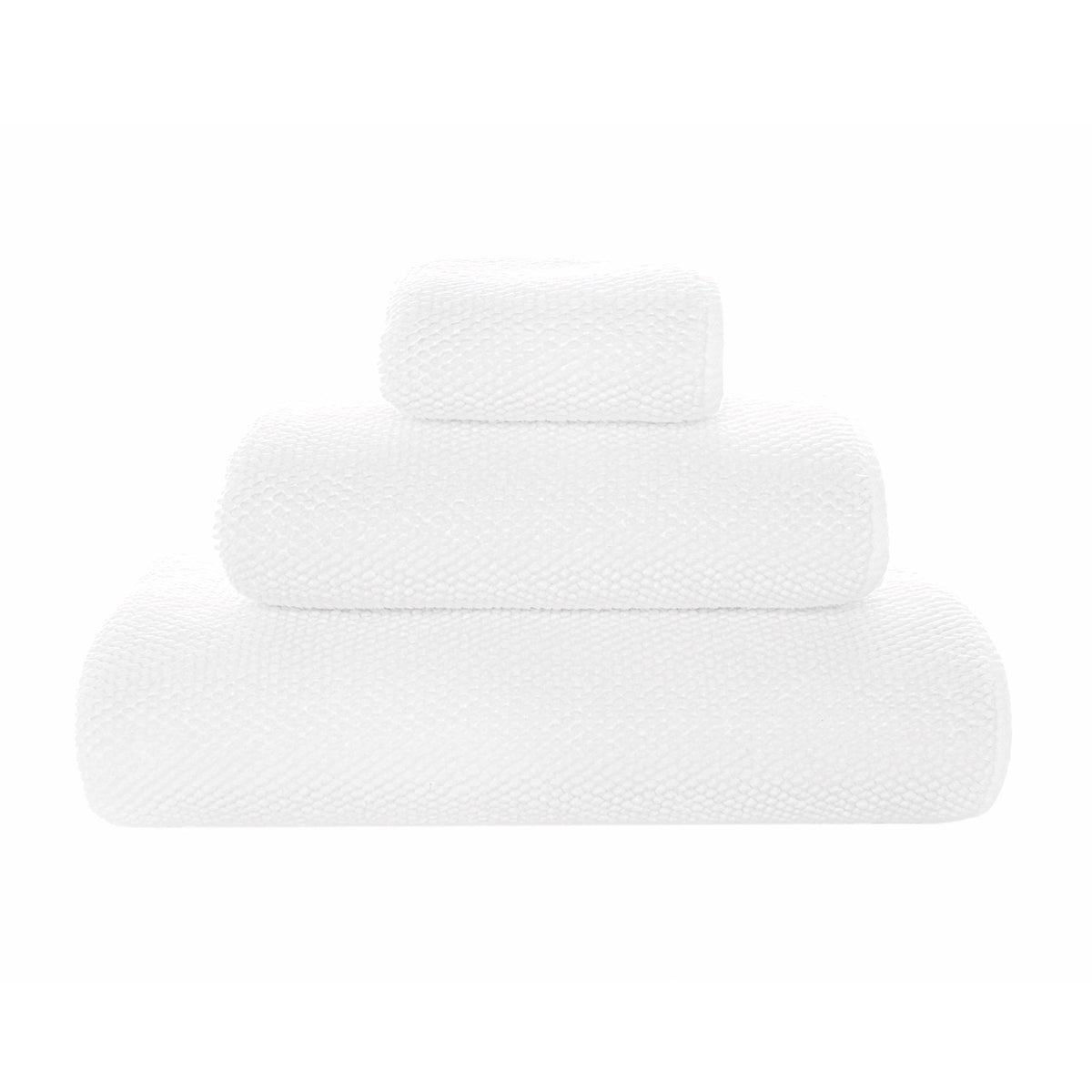 Silo Image of Graccioza Pearls Bath Towels in Color White