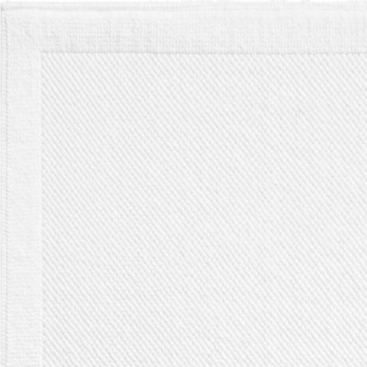Swatch Sample of Graccioza Pearls Bath Towels and Rugs in Color White