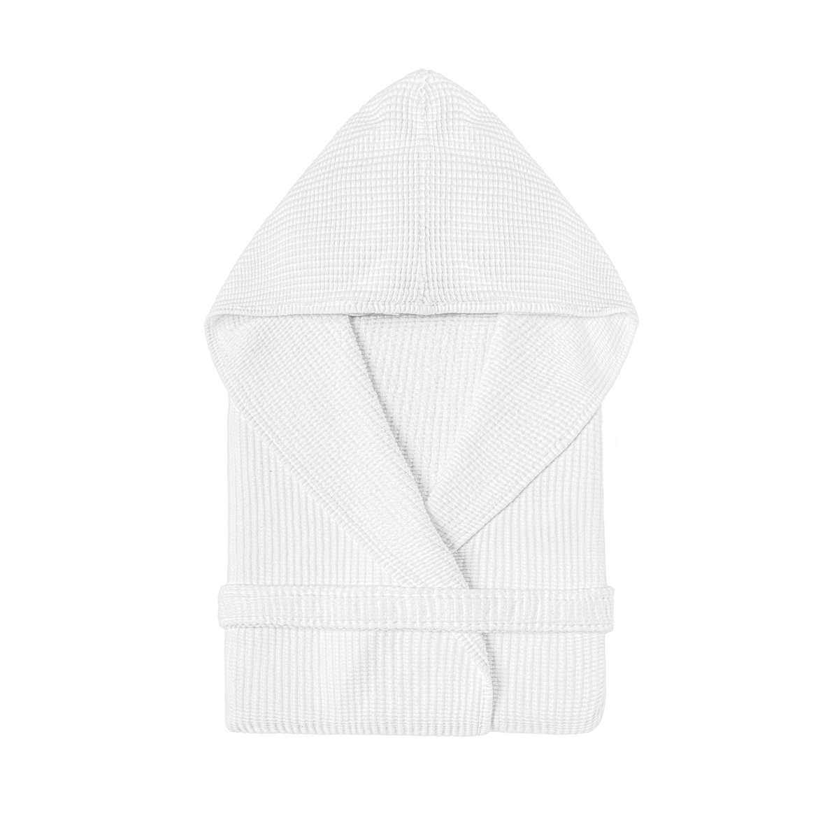 Folded White Graccioza Puro Bath Robe