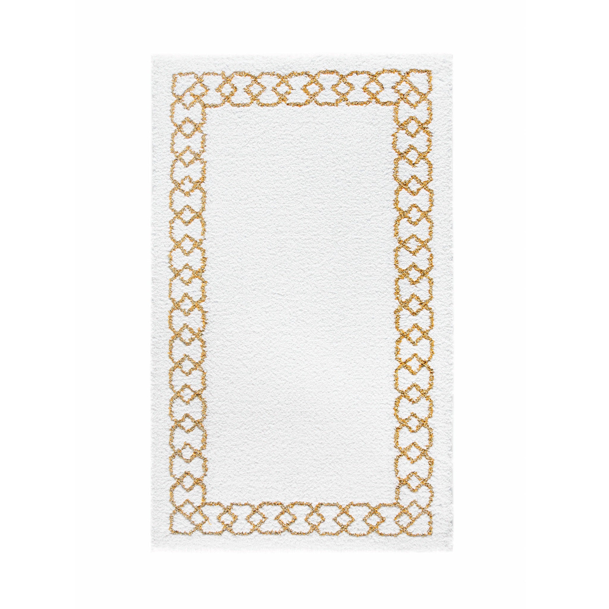 Graccioza Sophia Bath Rugs - Gold | Pure Egyptian Giza Cotton Bath Rug ...