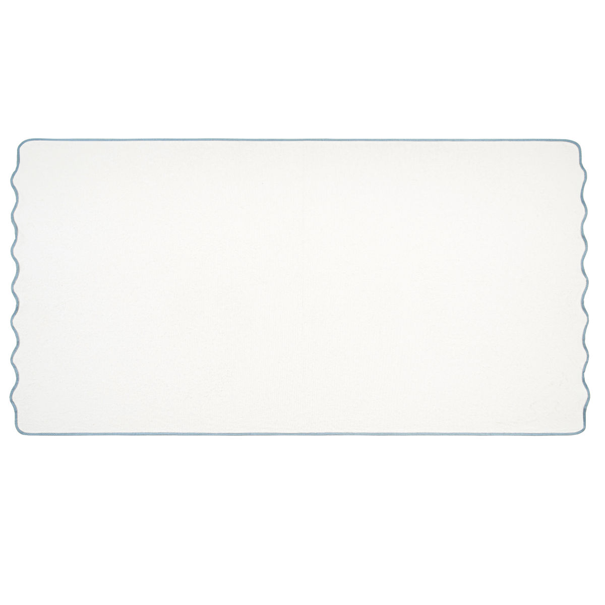 Graccioza Verona Deck Towel in SeaMist trim