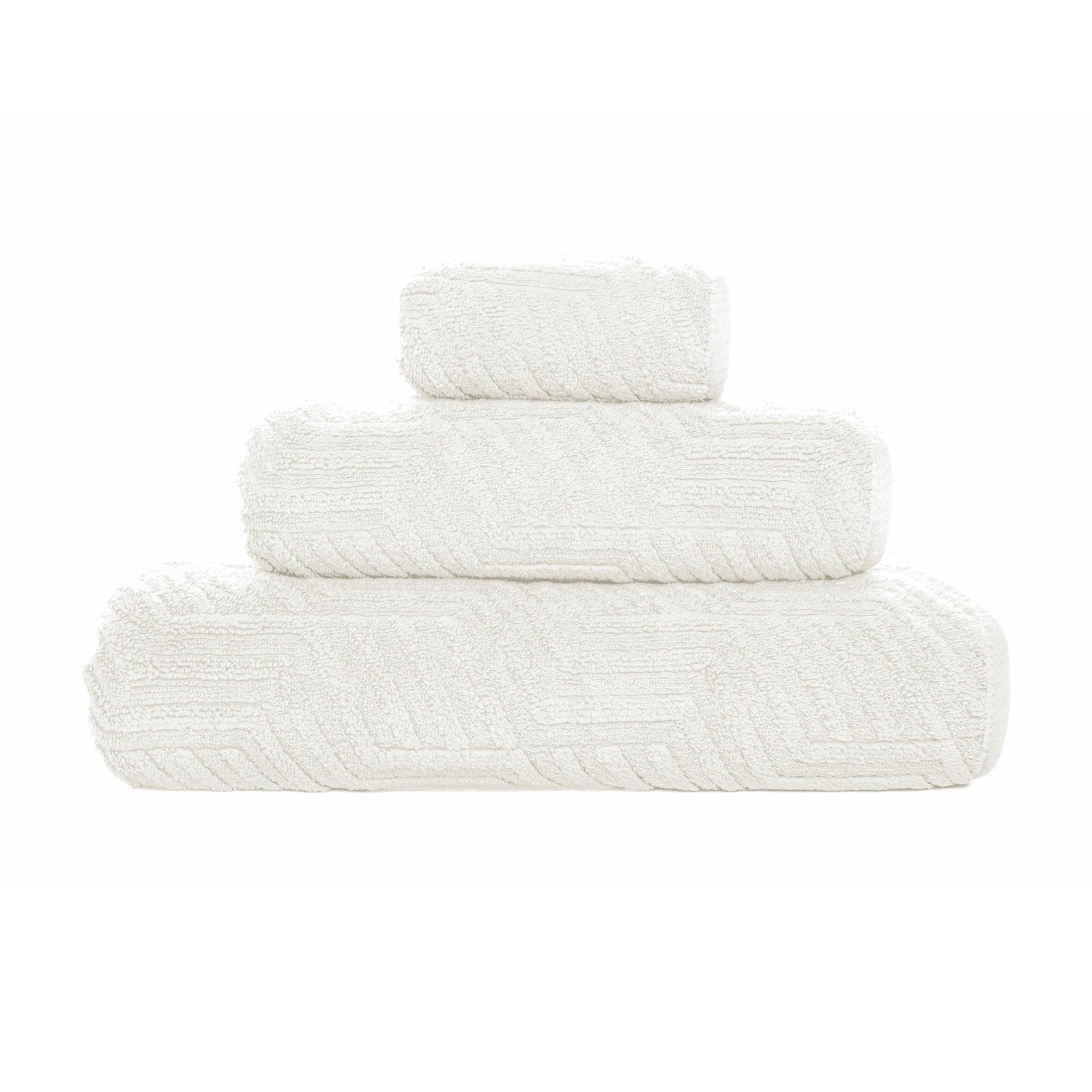 Silo Image of Graccioza Villari Bath Towels in Snow Color