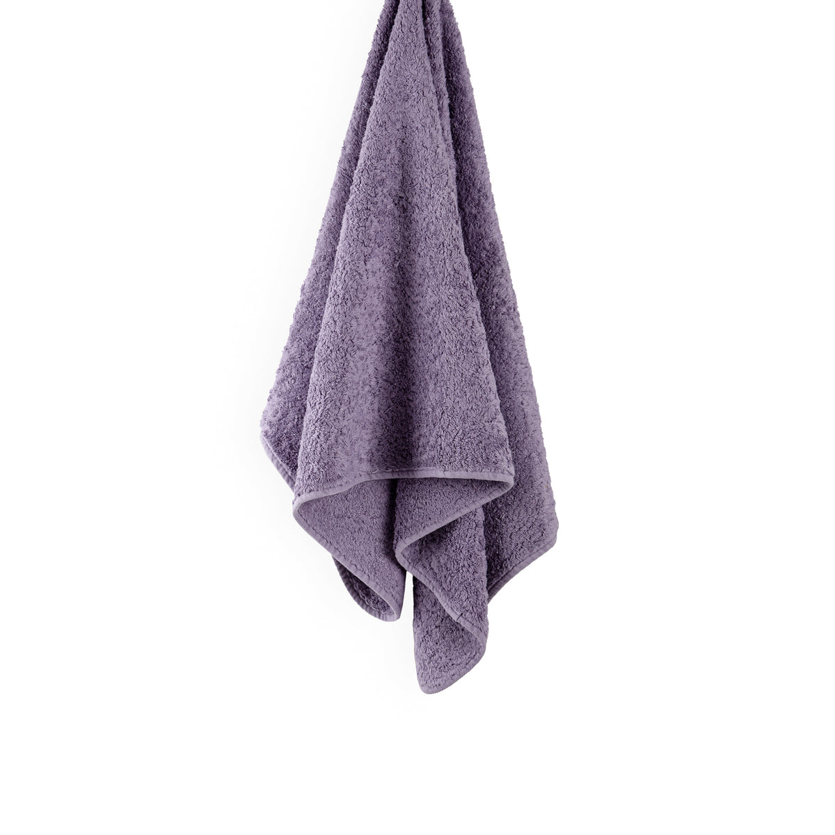 Graccioza Egoist towel in Lavender hanging