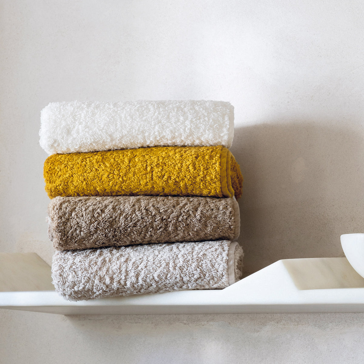 Graccioza Egoist Bath Towels - White