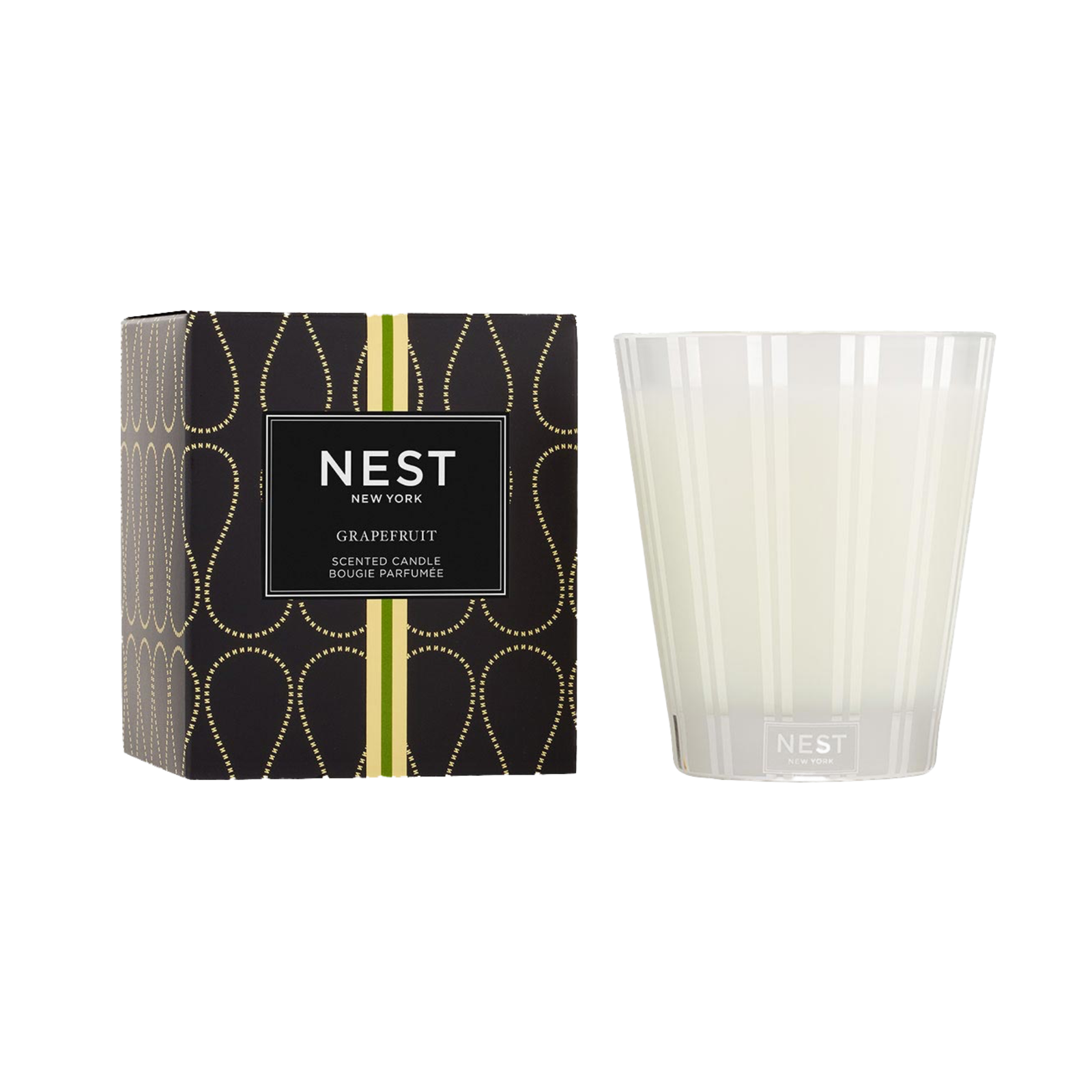 Topview Lifestyle Photo of Nest New York’s Grapefruit Classic Candle
