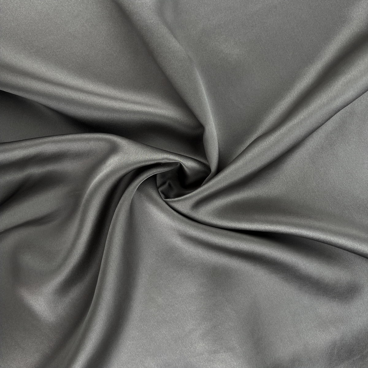 Mulberry Park Silks 100% Pure Silk Robe - Gunmetal