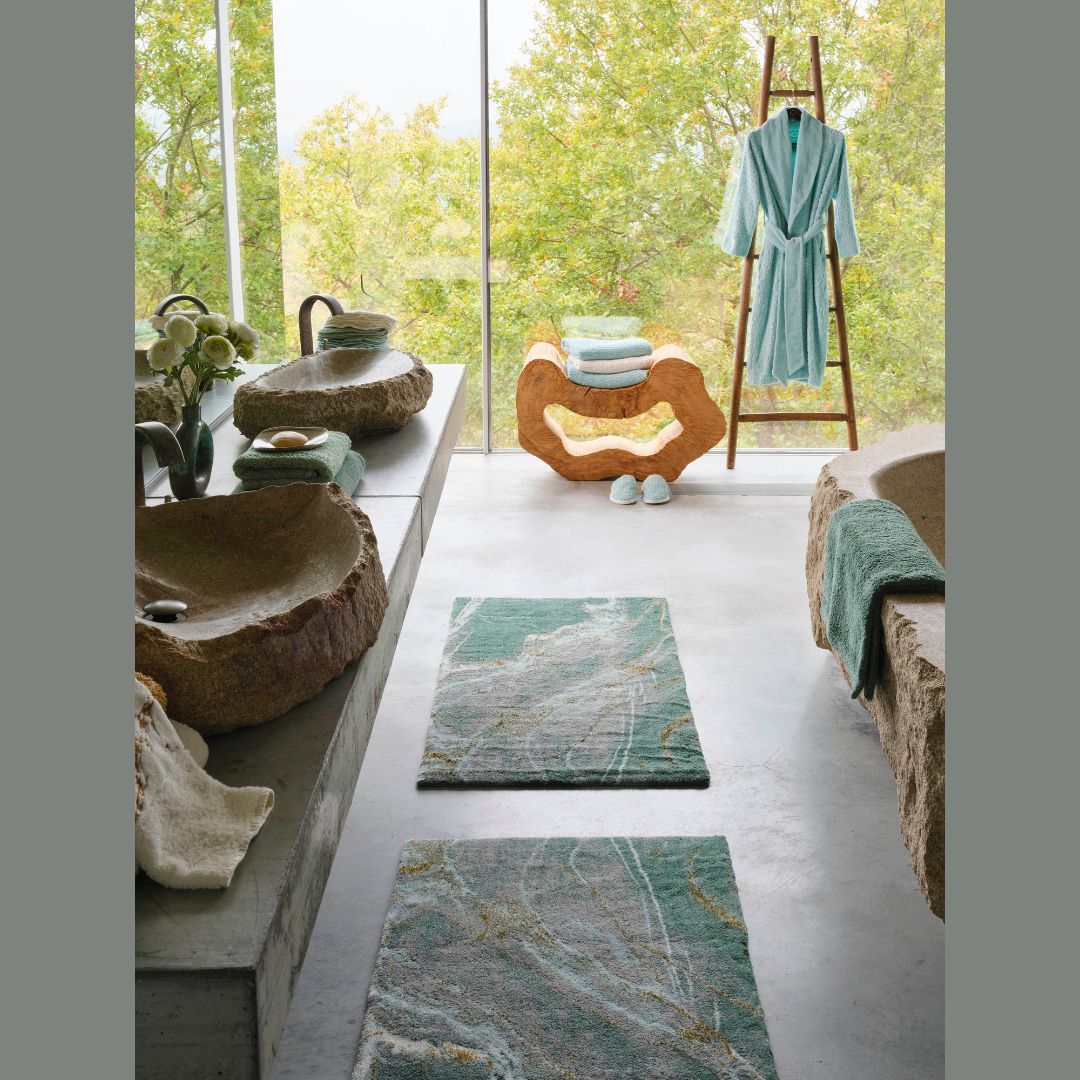 Abyss Habidecor Lipari Bath Rug - lifestyle bathroom image