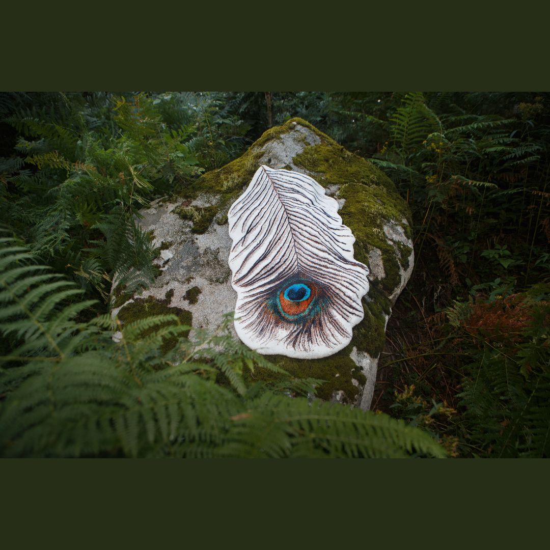 Abyss Habidecor Paon Bath Rug - lifestyle outdoor image