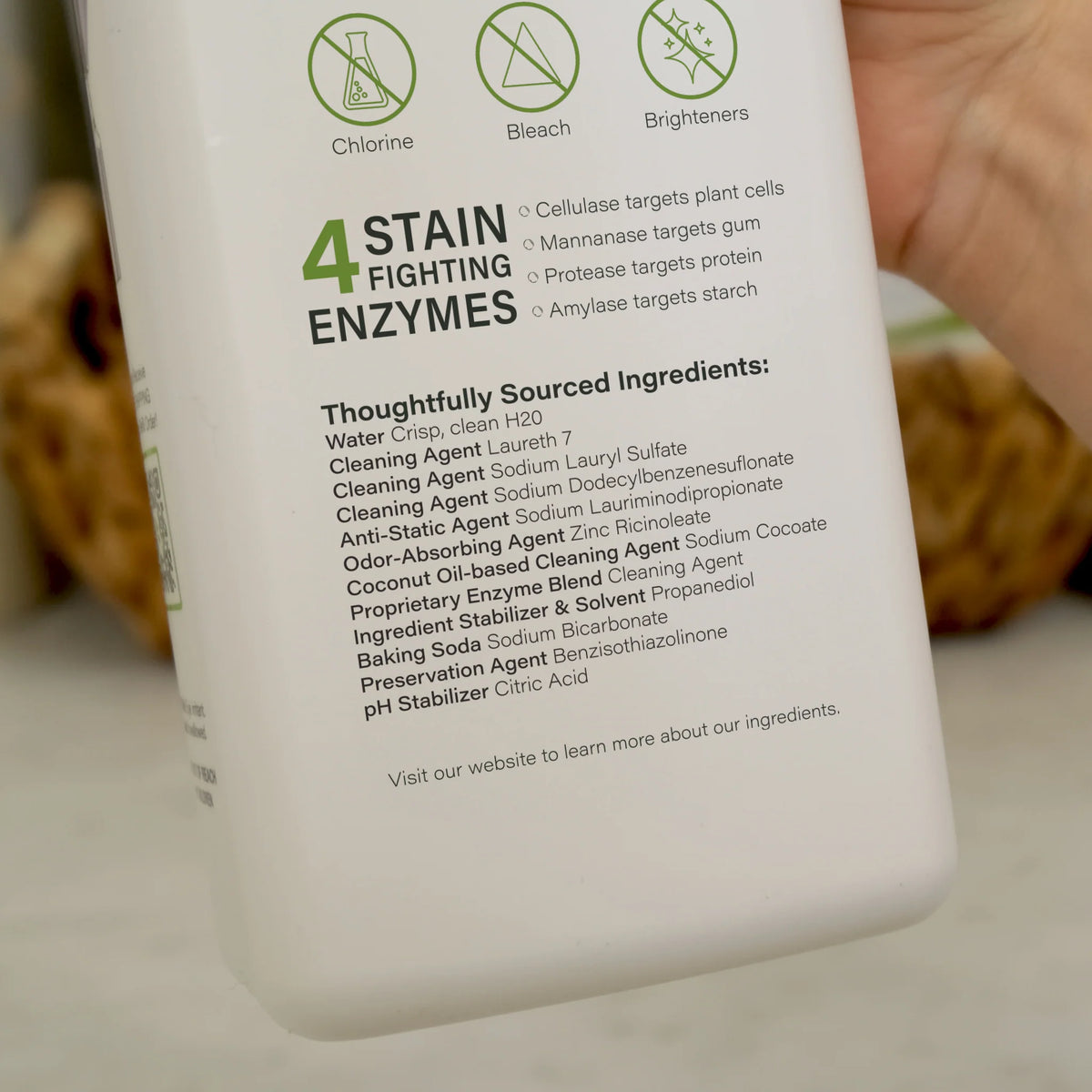 Heritage Park Activewear Laundry Detergent - ingredient list