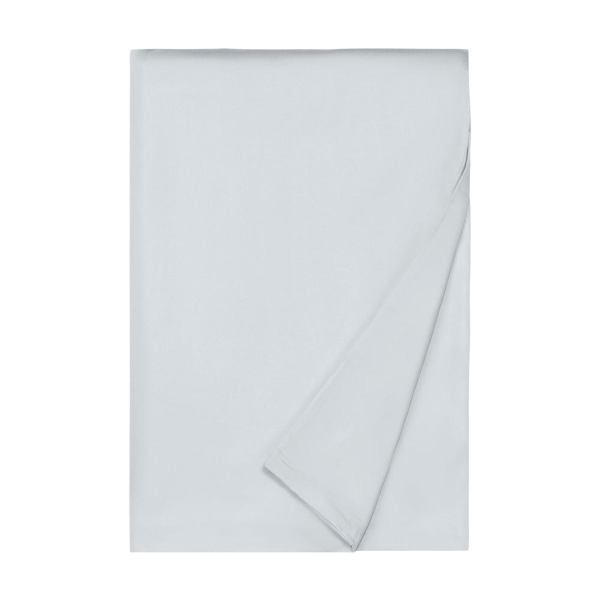 Folded Duvet Cover of Solid Frost Blue Home Treasures Athens Bedding