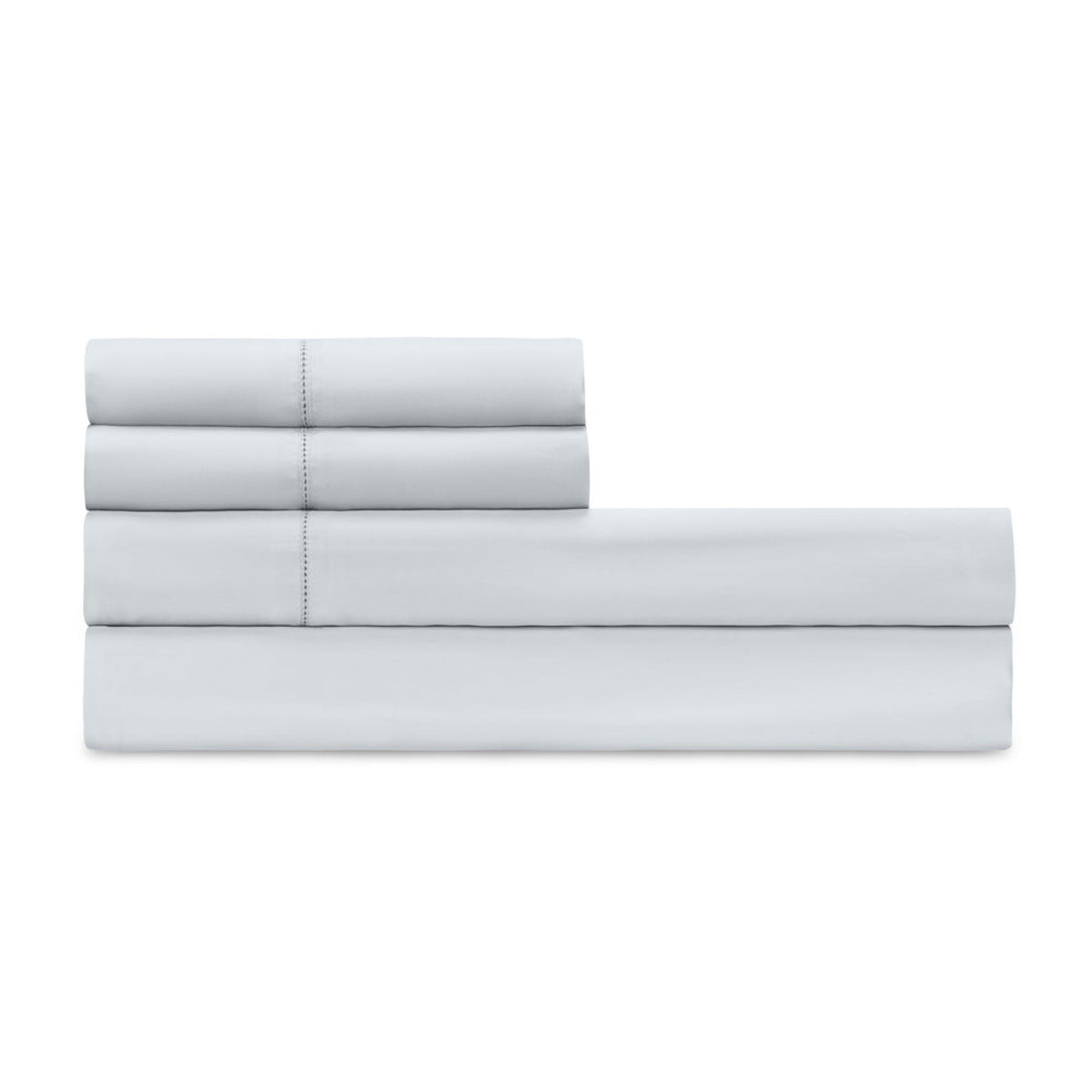 Sheet Set of Solid Frost Blue Home Treasures Athens Bedding