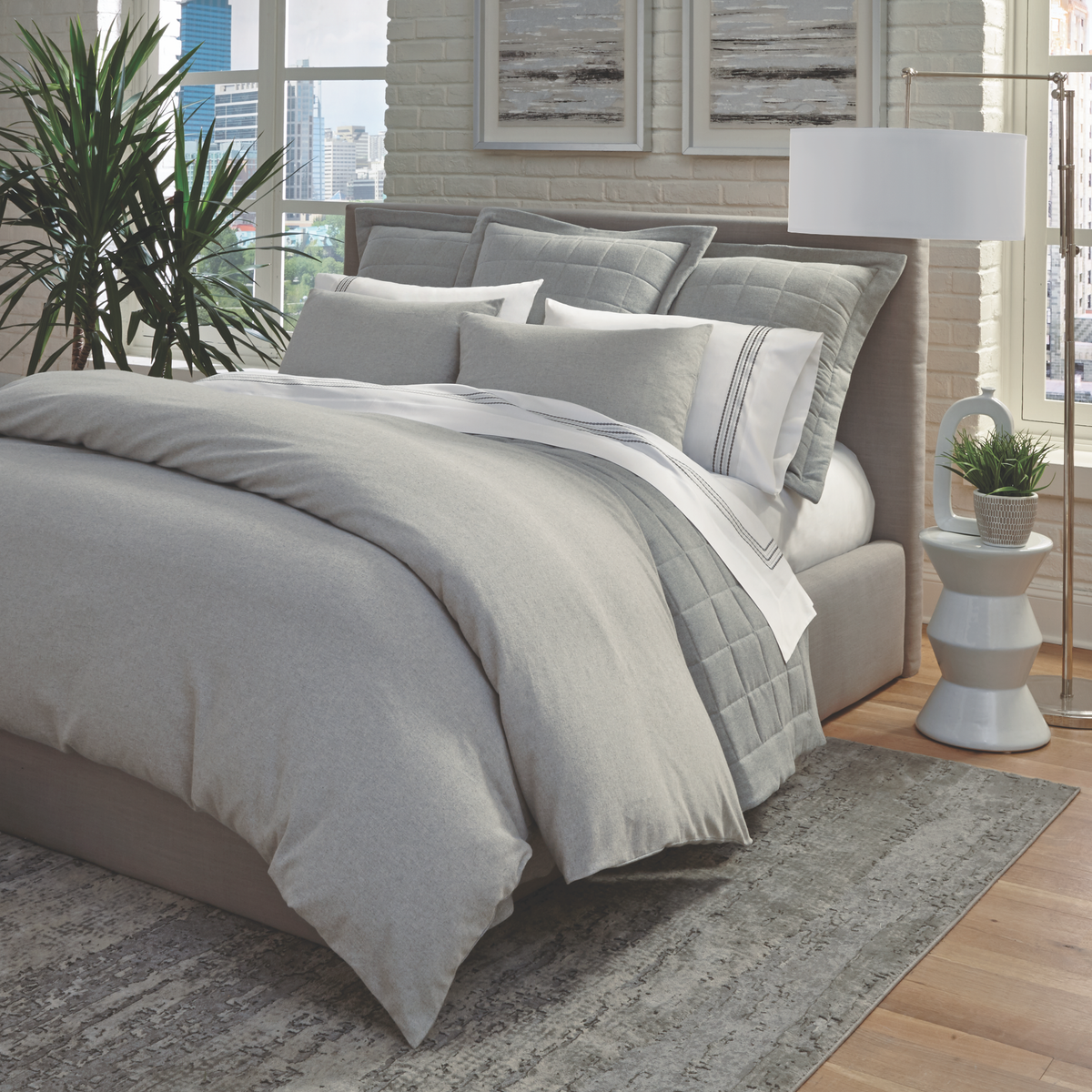 Home Treasures Jackson Bedding in Pewter Solid