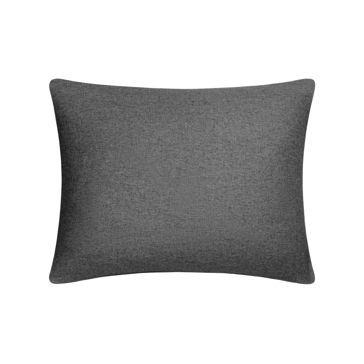 Sham Silo of Home Treasures Jackson Bedding in Charcoal Herringbone