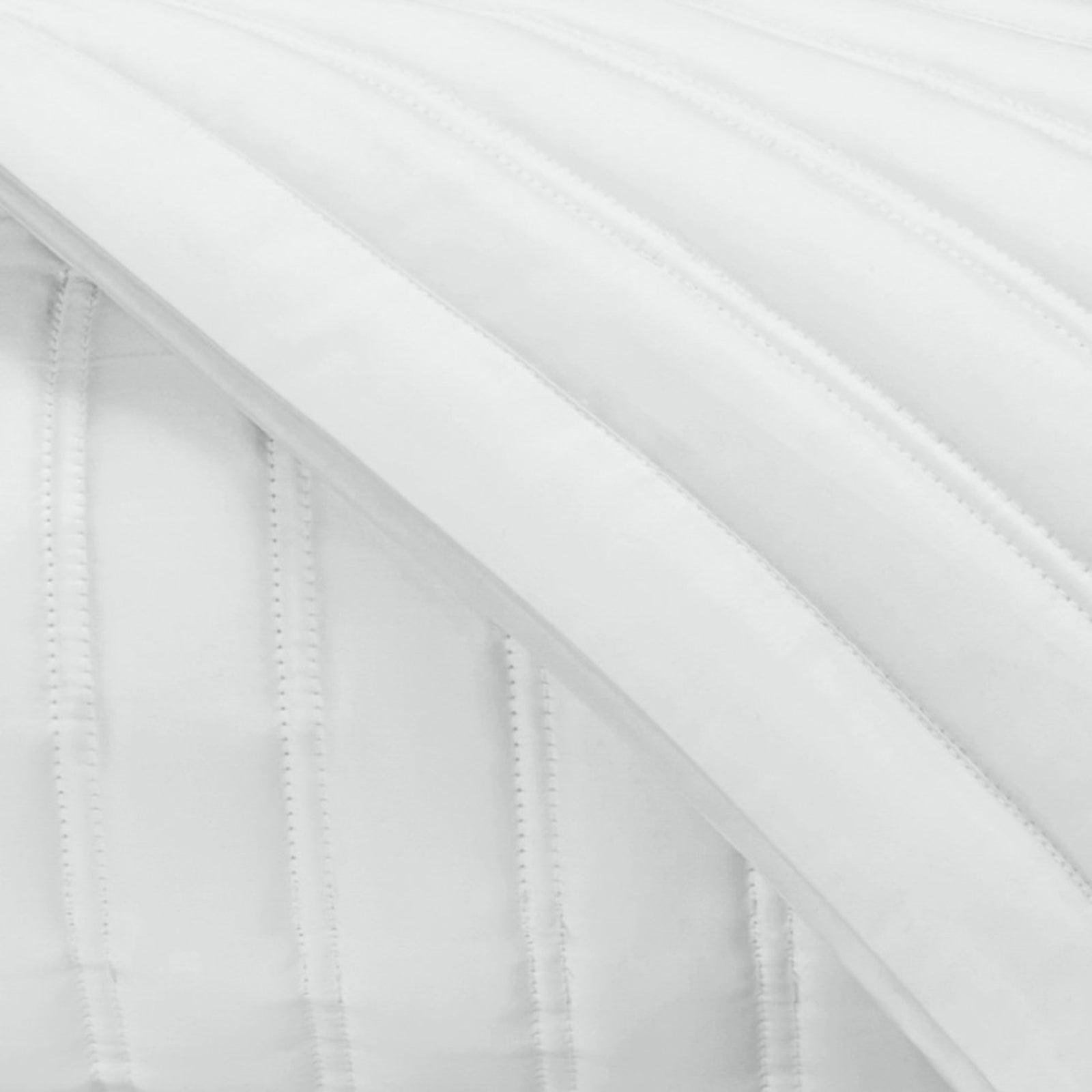 Stack Image of Home Treasures L'Avenue Royal Sateen Quilted Bedding in Color White