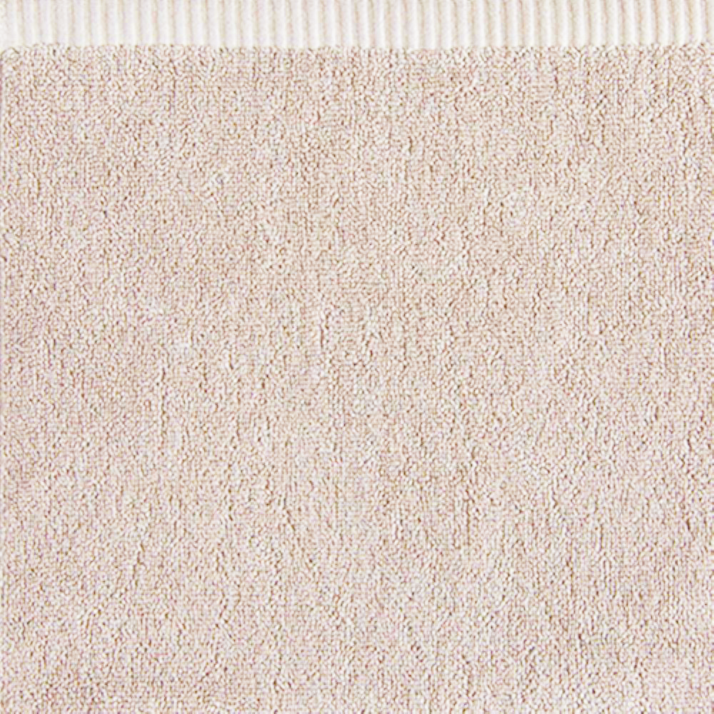 Stack of Home Treasures Riviera Bath Towels in Sable Color