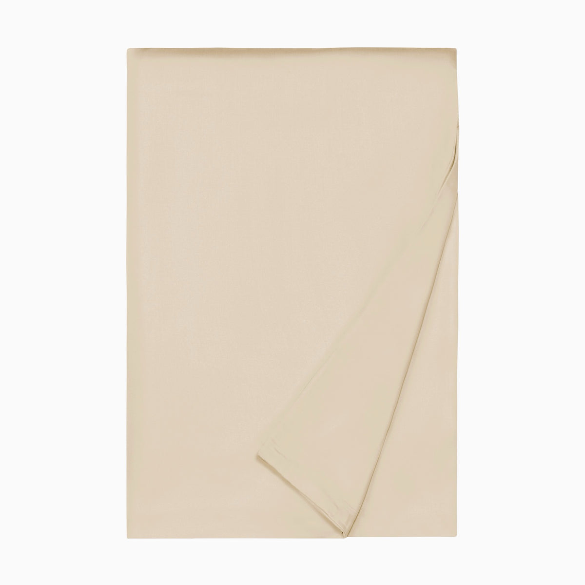 Folded Duvet Cover of Home Treasures Royal Sateen Bedding in Beach color