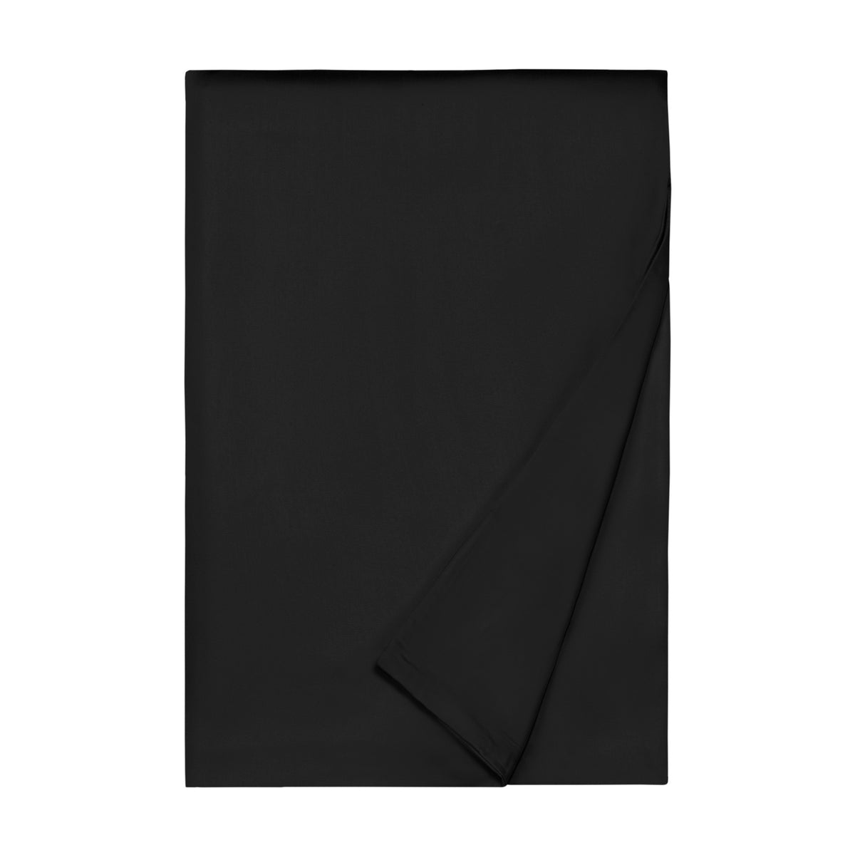 Folded Duvet Cover of Home Treasures Royal Sateen Bedding in Black color