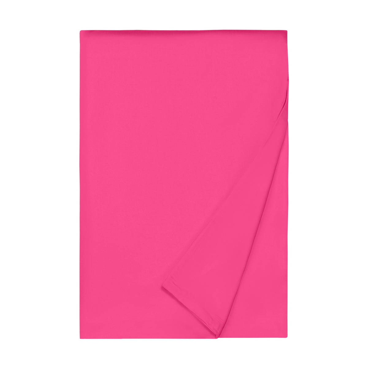 Folded Duvet Cover of Home Treasures Royal Sateen Bedding in Bright Pink color