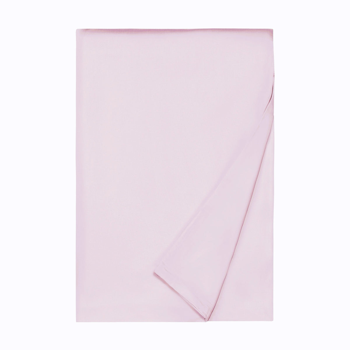 Folded Duvet Cover of Home Treasures Royal Sateen Bedding in Dusty Rose color