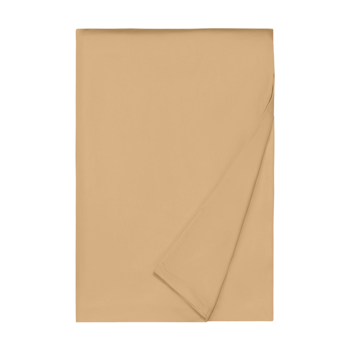 Folded Duvet Cover of Home Treasures Royal Sateen Bedding in Mocha color