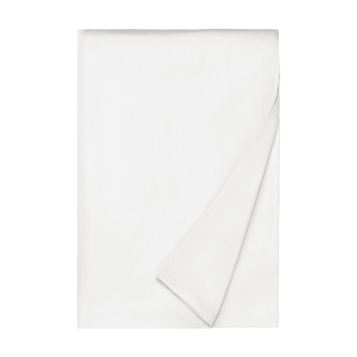 Folded Duvet Cover of Home Treasures Royal Sateen Bedding in Natural White color