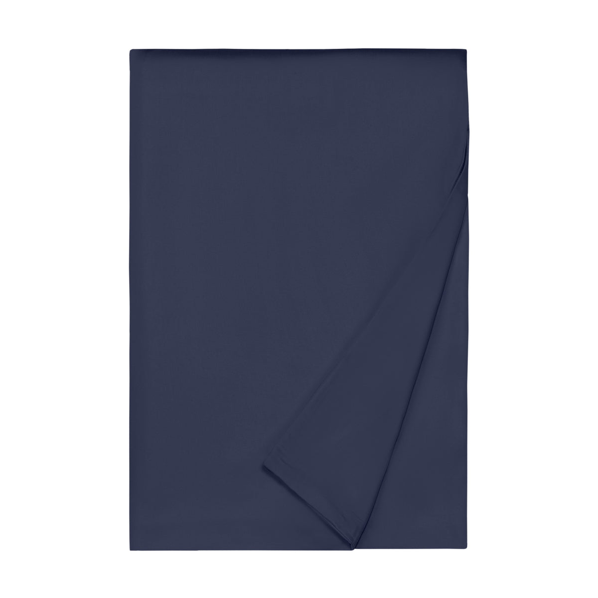 Folded Duvet Cover of Home Treasures Royal Sateen Bedding in Navy color