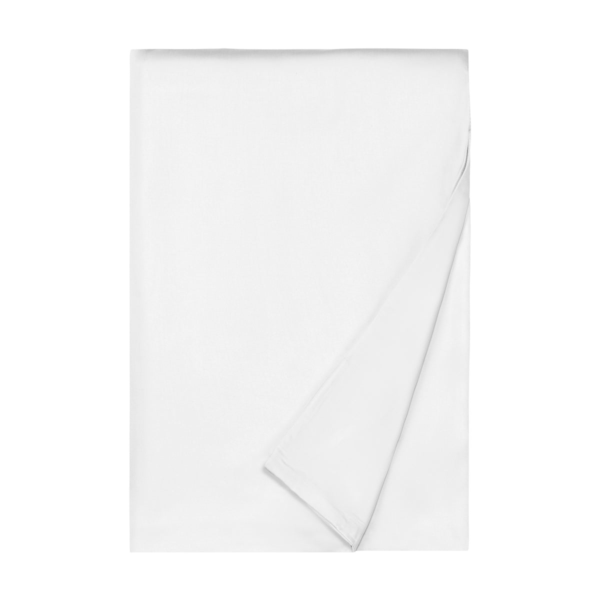 Folded Duvet Cover of Home Treasures Royal Sateen Bedding in White color