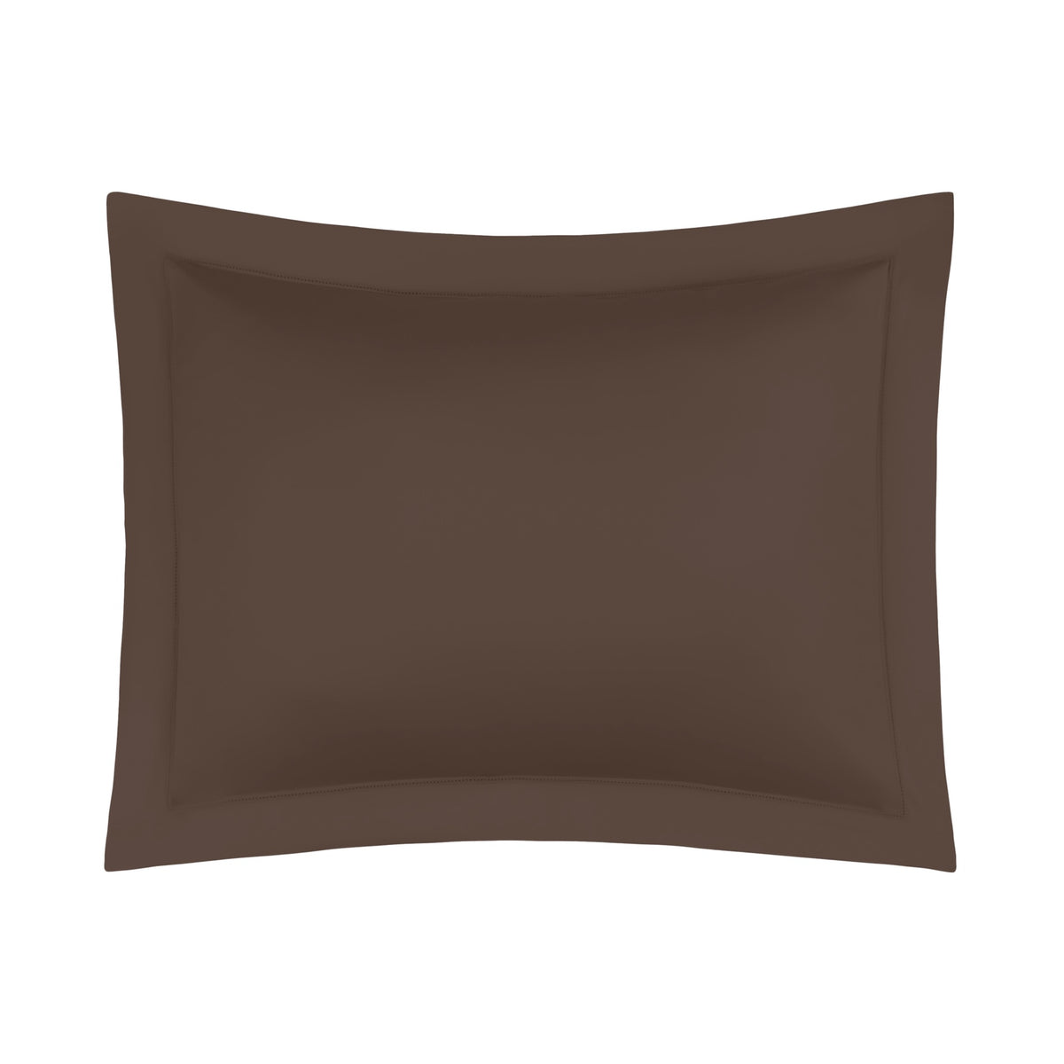 Sham Silo of Home Treasures Royal Sateen Bedding in Chocolate color