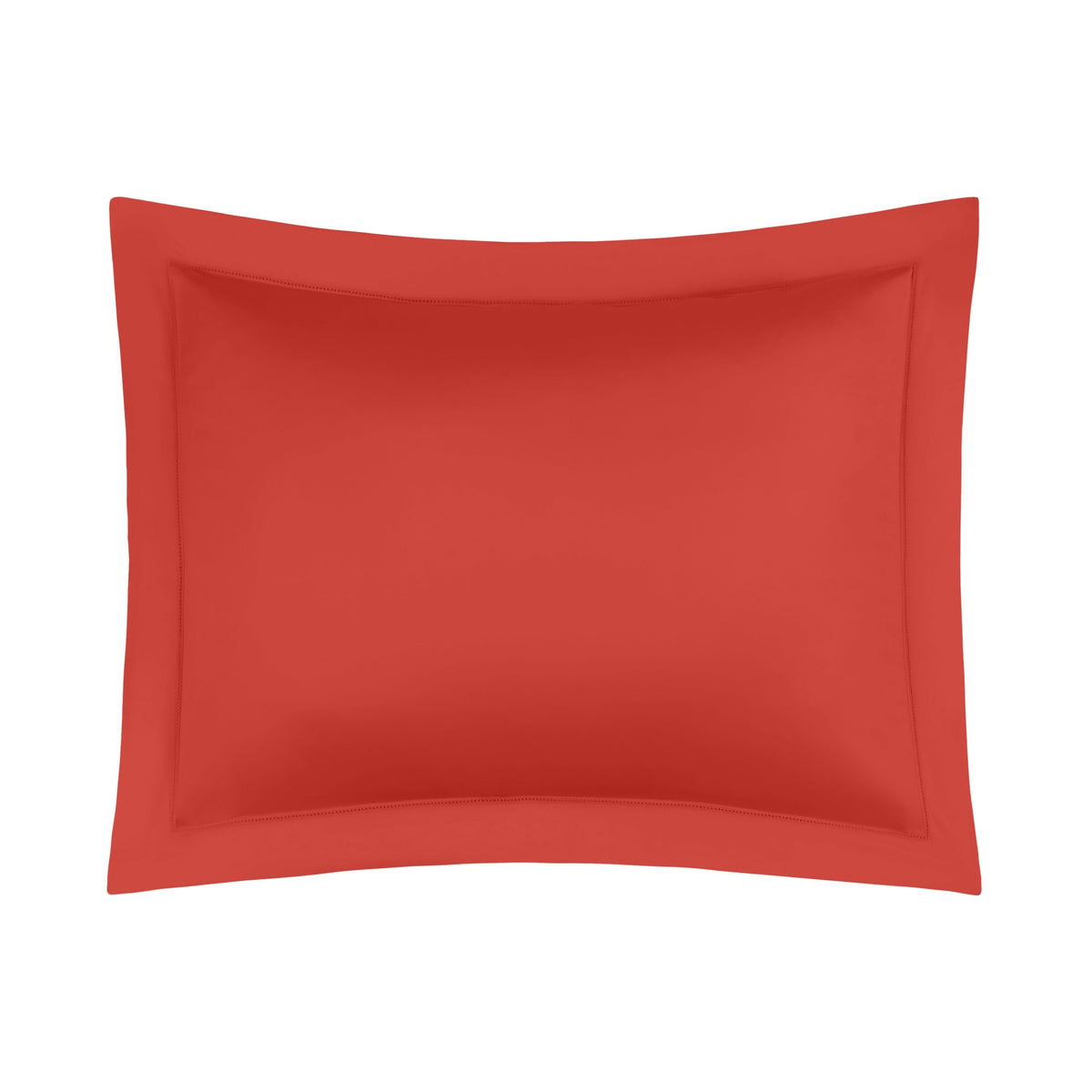 Sham Silo of Home Treasures Royal Sateen Bedding in Lobster color