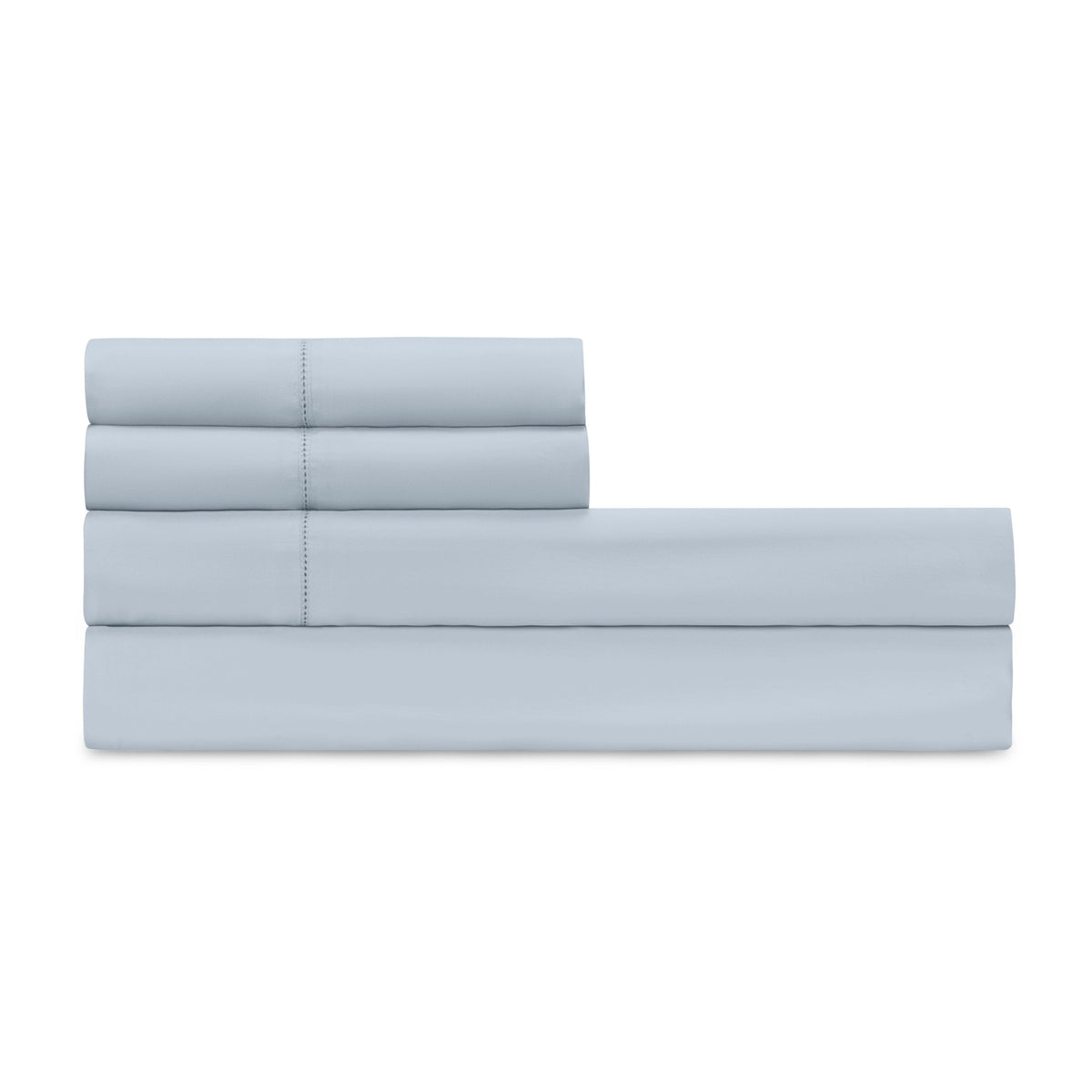 Folded Sheet Set of Home Treasures Royal Sateen Bedding in Sion color