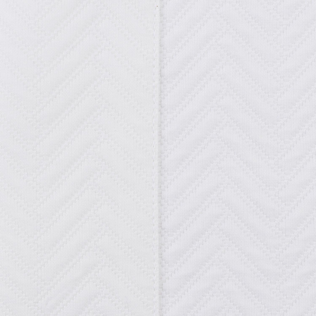 Swatch Sample of Home Treasures Thatcher Bedding in White/White Color