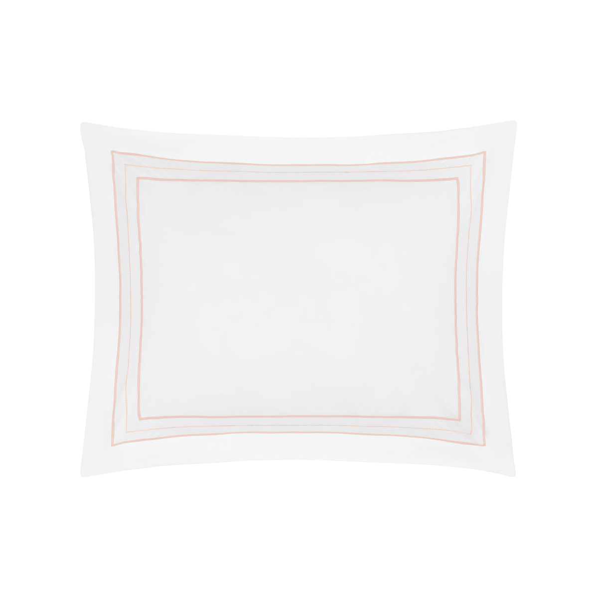 Boudoir Sham of Home Treasures Triad Bedding in White/Light Pink Color