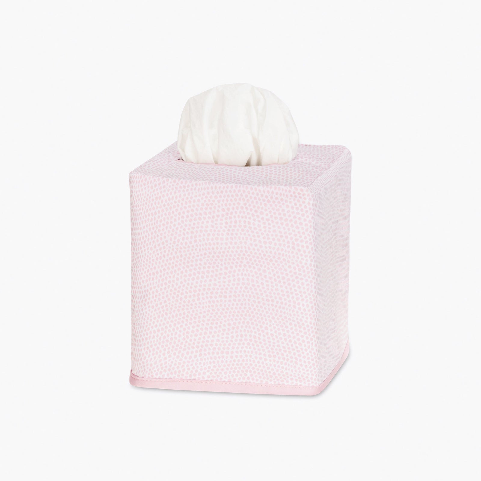 Matouk Jasper Tissue Box Cover in Peony
