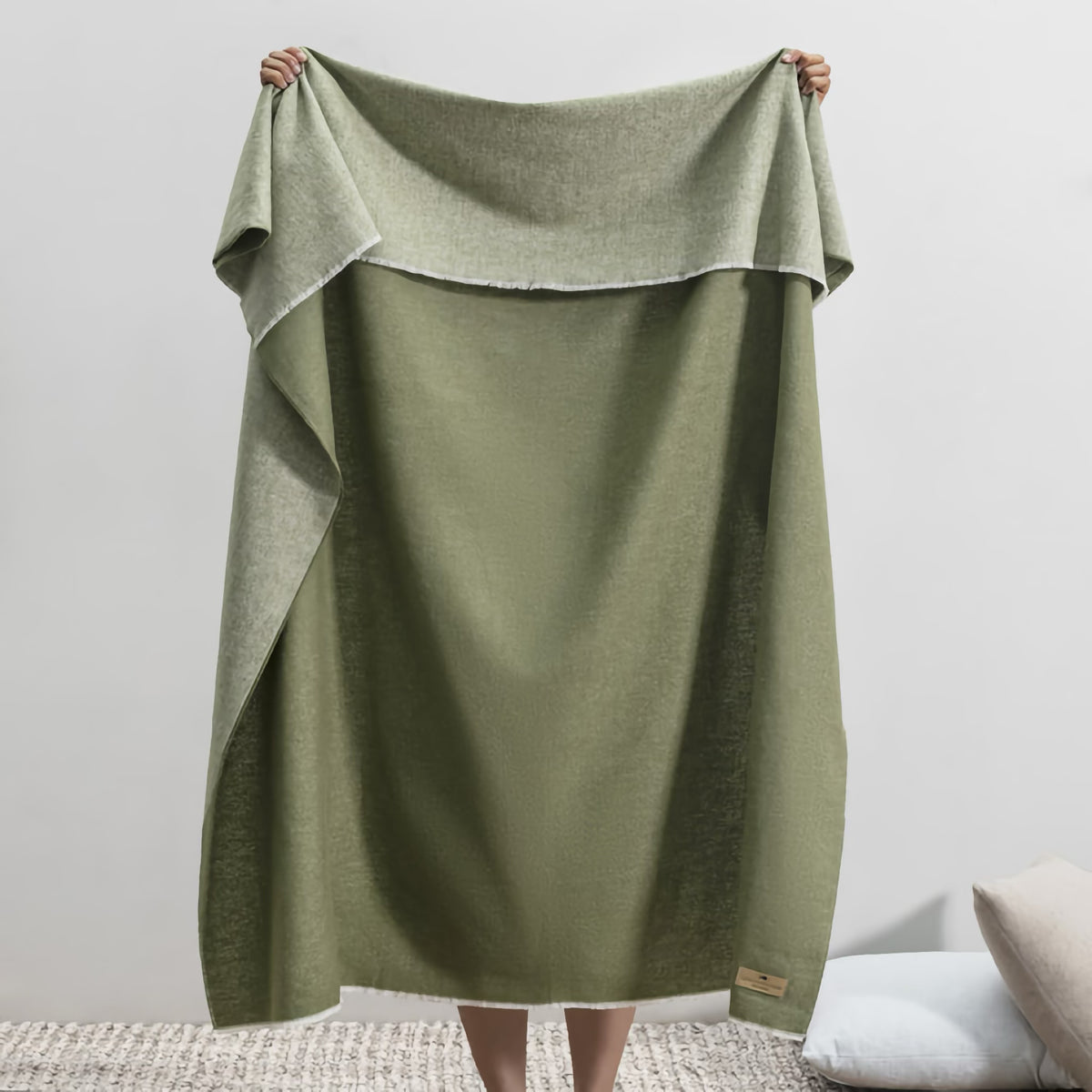 Hanging Lands Downunder Aspen Peaks Throw in Cactus color