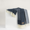 Lands Downunder Border Herringbone Throw - Navy featured image
