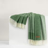 Lands Downunder Border Herringbone Throw - Olive featured image