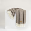 Lands Downunder Herringbone Cashmere Throw - Taupe featured image